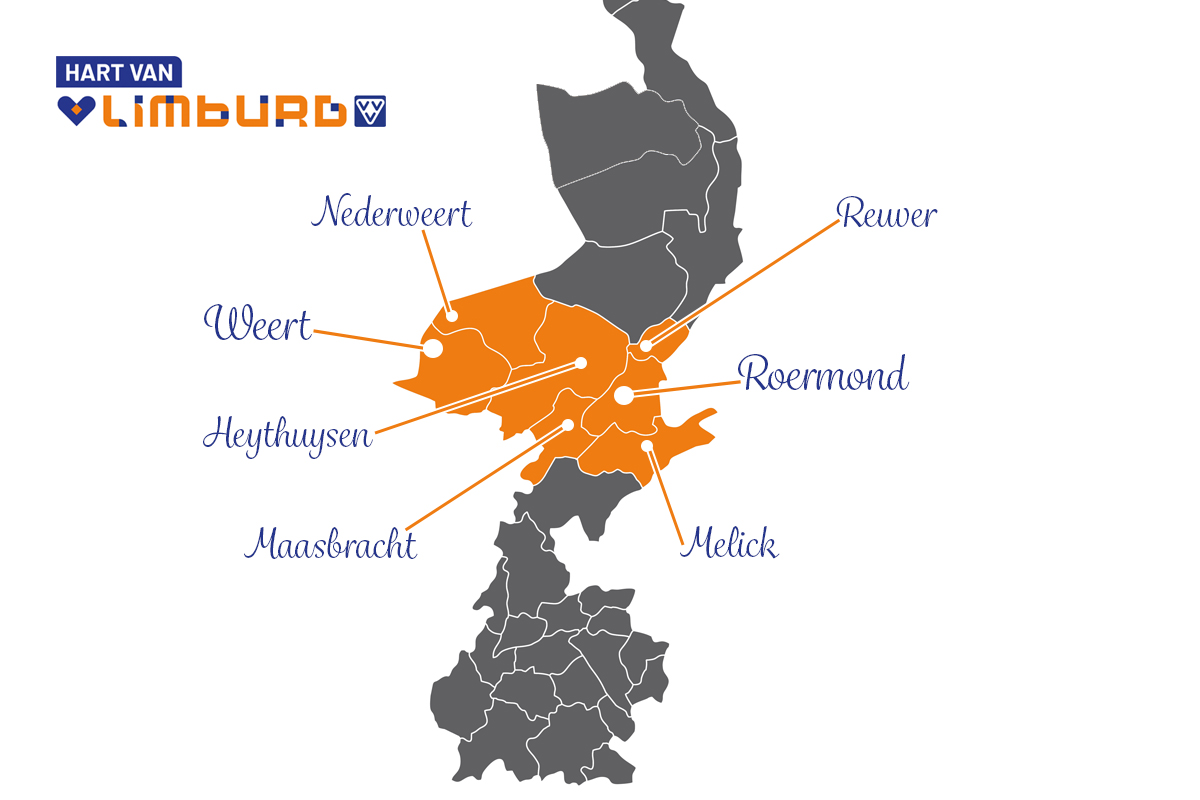 Karte Hart van Limburg